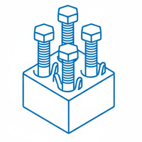 Фундаментные болты 24379.1-2012 - изготовление на заказ