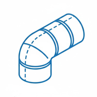 Изготовление сварных отводов на заказ | Диаметр до 2000 мм, углы 45°–90° | Москва и область