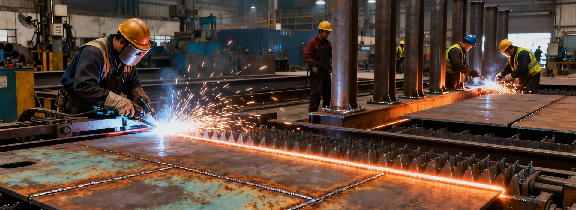 Стальные колонны