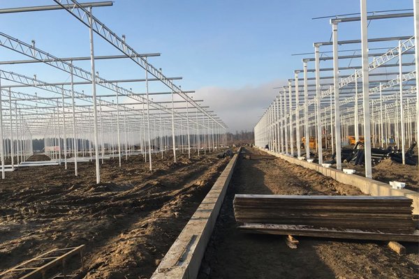 Металлоконструкция теплиц