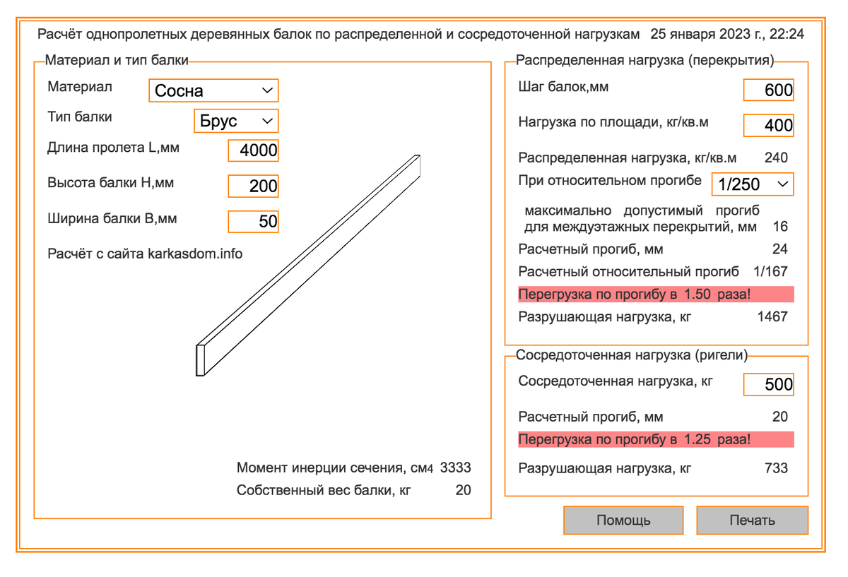 Пошаговая инструкция по расчету нагрузок на ригели и балки металлокаркаса
