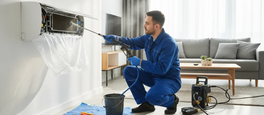 Обслуживание бытовых кондиционеров - периодичность, этапы, цены в Москве