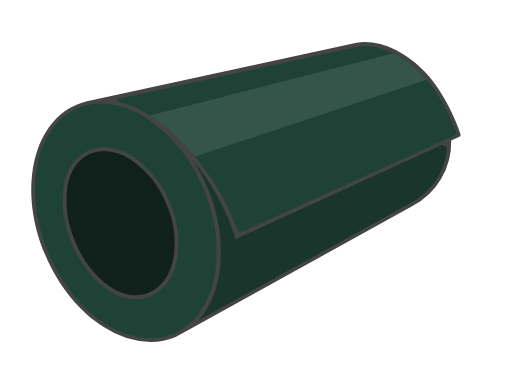 рулон ГЦ_полимер 0.45x1250 Zn120 RAL 6005 Арселор