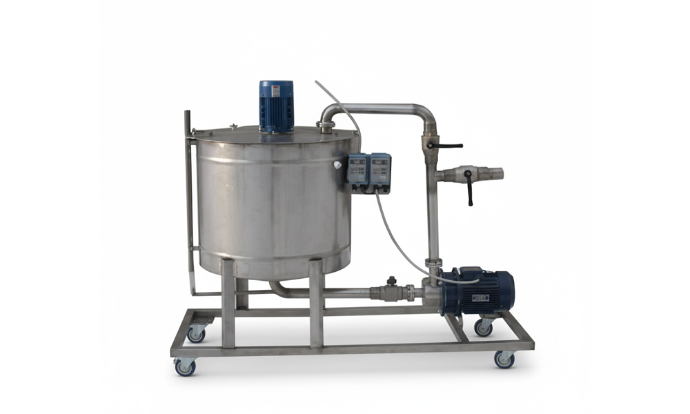 Установка микроимульсионная для производства кремов гелей лосьонов и мазей