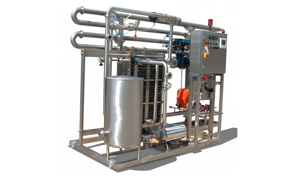 Установка пастеризации и охлаждения томатного сока