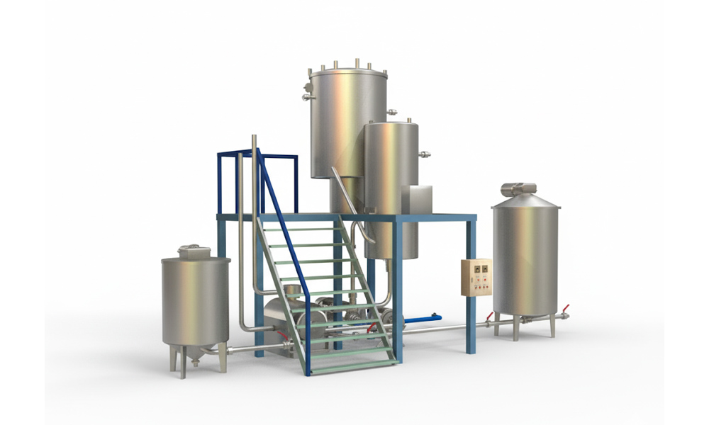 Установка для производства повидла майонеза кетчупа сгущенного и вареного молока