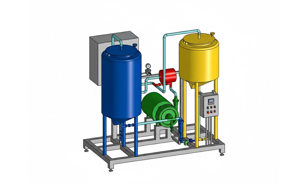 Установка эмульгирования для промышленных задач