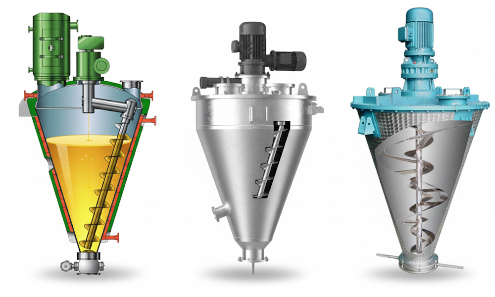 Шнековый планетарный смеситель