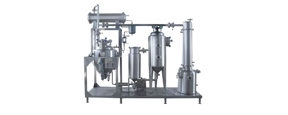 Экстракционная пленочно-вакуумная установка