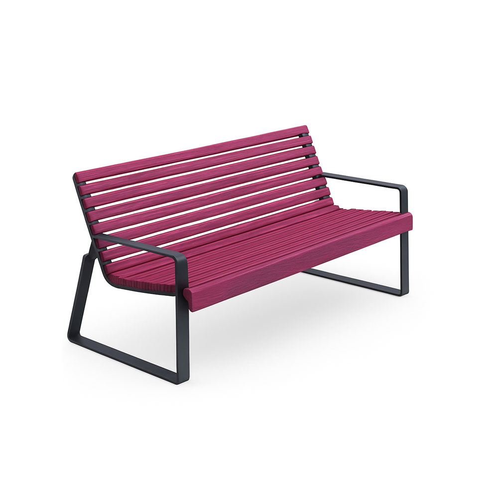 Cкамейка «Глория» со спинкой