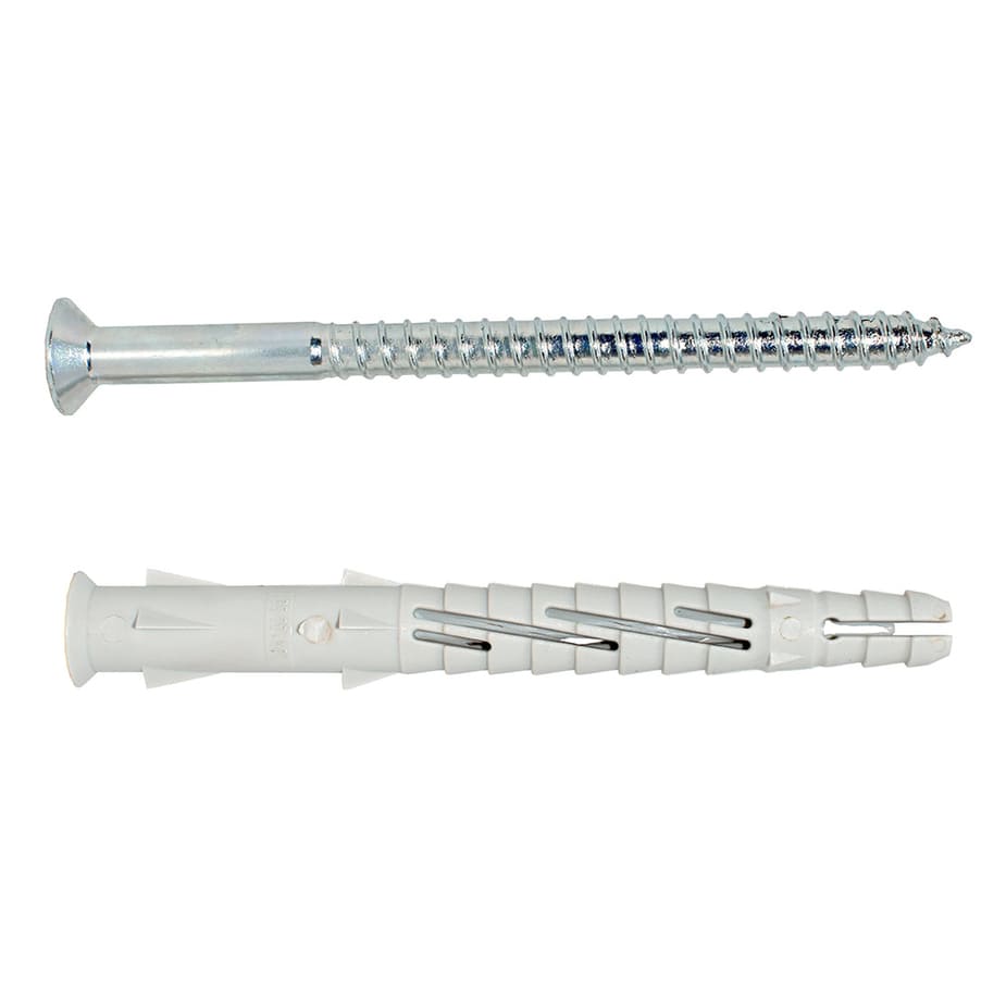 Дюбель фасадный Tecfi с шурупом потайная головка 10x100 мм (30 шт.)