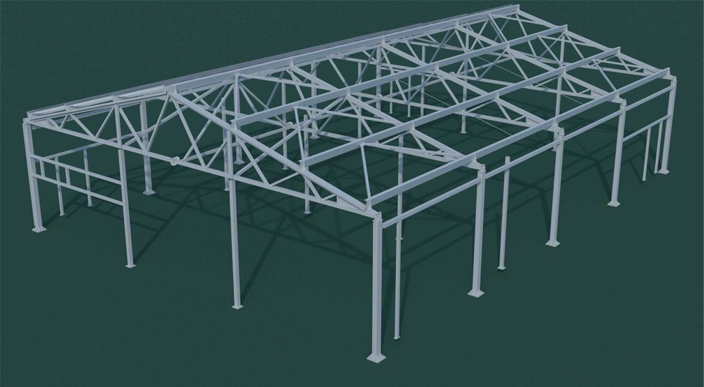 Ферма в металлоконструкциях